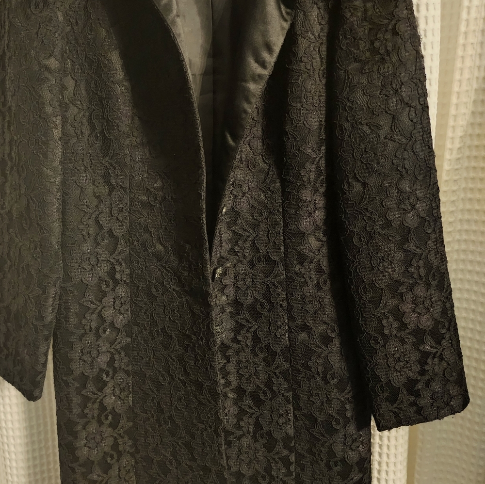 Black Lace Three Piece Outfit